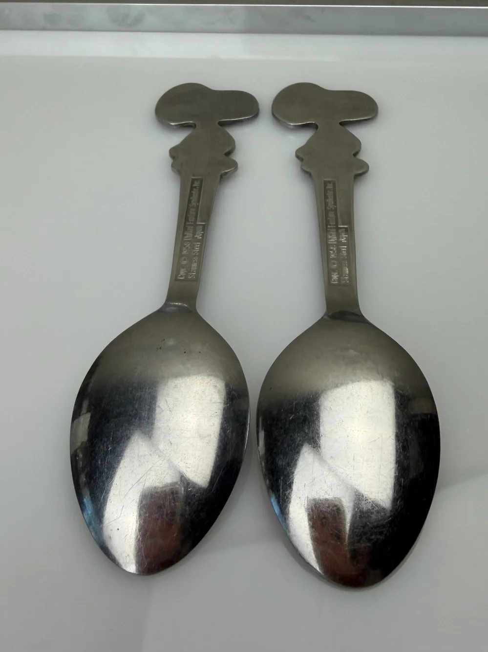 Vintage Snoopy Stainless Steel Spoons – Set of 2